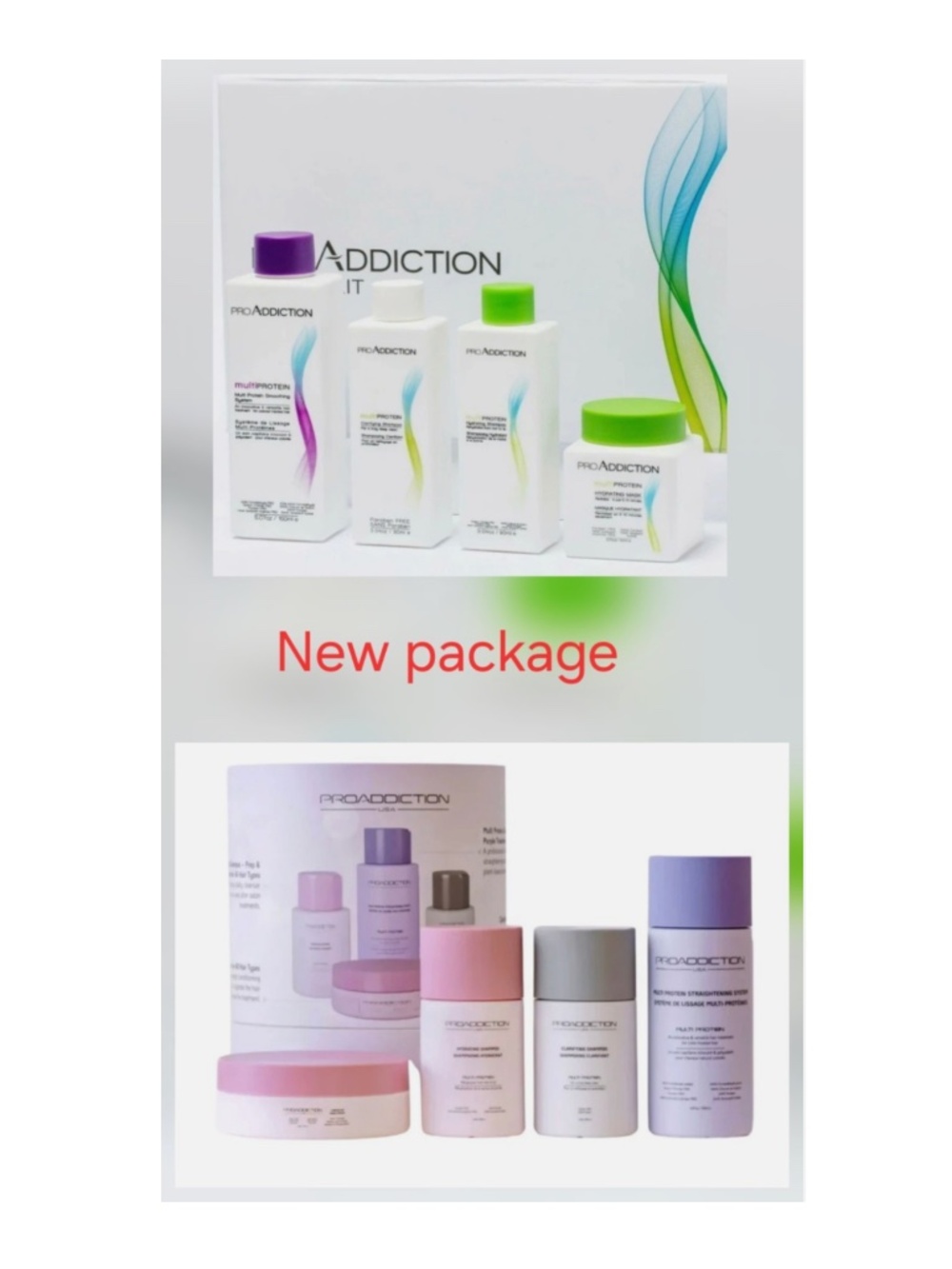 Pro Addiction Intro Kit Straightening System for Color Treated Hair NEW STYLE